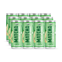 Pear Ginger Matcha Energy Drinks 12x 250ml