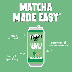 Image 3 for Pear Ginger Matcha Energy Drinks 12x 250ml