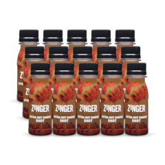 Organic Extra Hot Ginger Zinger Shots 15x 70ml