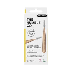 Humble Bamboo Interdental Brush Size 4 Yellow 6 Pack