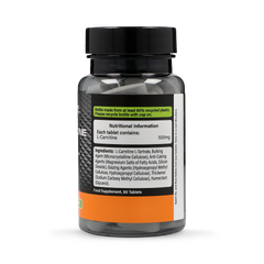 Image 2 for L-Carnitine 500mg 60 Tablets