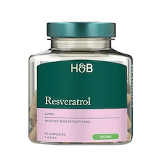 Resveratrol 250mg with Red Wine Extract 10mg 60 Capsules