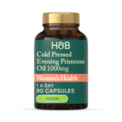 Vegan Cold Pressed Evening Primrose Oil 1000mg 90 Capsules