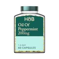 Oil of Peppermint 200mg 60 Capsules