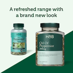 Oil of Peppermint 120 Capsules