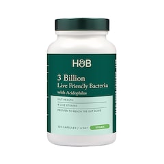 Live Friendly Bacteria with Acidophilus 3 Billion 120 Capsules