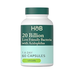 Live Friendly Bacteria 20 Billion 60 Capsules