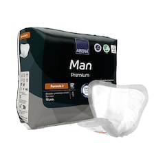 Man Formula 2, 700ml Absorbency, Pack of 15 Incontinence Pads