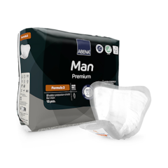 Man Formula 2, 700ml Absorbency, Pack of 15 Incontinence Pads