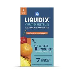 Image 1 for Liquid I.V. Hydration Electrolyte Powder Mix Tropical Punch 6 Sachets