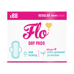 Image 1 for Bamboo Day Period Pads with Wings - Super Absorbent, Soft, Thin (88 Pads)