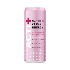 Acti+ Clean Energy Strawberry & Dragon Fruit Drink 250ml
