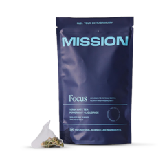 Focus Yerba Mate Tea (Peppermint & Liquorice) 30 Tea Bags