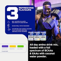 Nine Aminos Grape Fizzy Pop 330g