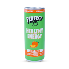 Image 1 for Matcha Juicy Peach Energy Drink 250ml