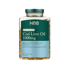 Pure Cod Liver Oil 1000mg 240 Capsules