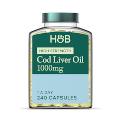 Pure Cod Liver Oil 1000mg 240 Capsules