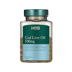 Pure Cod Liver Oil 500mg 60 Capsules