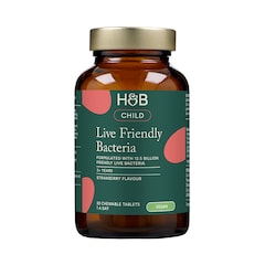 Childrens Live Friendly Bacteria Strawberry Flavour 30 Chewable Tablets