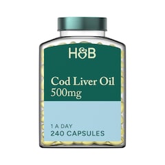 Cod Liver Oil 500mg 240 Capsules