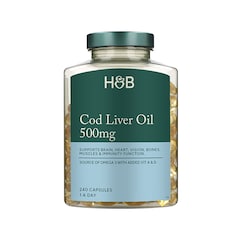 Cod Liver Oil 500mg 240 Capsules