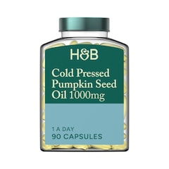 Cold Pressed Pumpkin Seed Oil 1000mg 90 Capsules