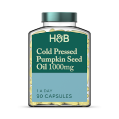 Cold Pressed Pumpkin Seed Oil 1000mg 90 Capsules