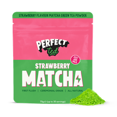 Image 1 for Strawberry Matcha Tea Powder 75g