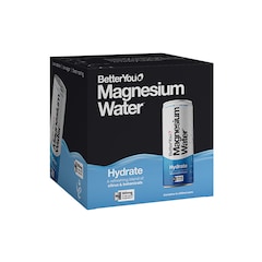 Magnesium Water Hydrate (Citrus & Botanicals) 4x 250ml