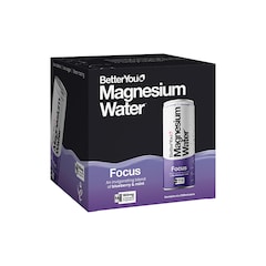 Magnesium Water Focus (Blueberry & Mint) 4x 250ml