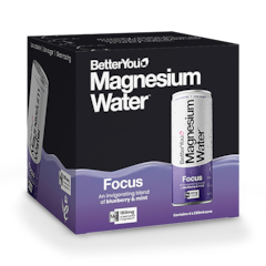 Magnesium Still Water Focus (Blueberry & Mint) 4x 250ml