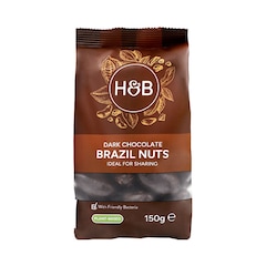 Dark Chocolate Brazil Nuts 150g