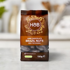 Dark Chocolate Brazil Nuts 150g