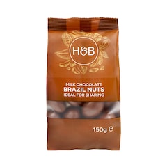 Milk Chocolate Brazil Nuts 150g