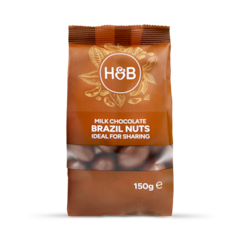 Milk Chocolate Brazil Nuts 150g