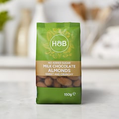 Milk Chocolate Almonds (No Added Sugar) 150g