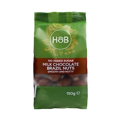 Milk Chocolate Brazil Nuts 150g