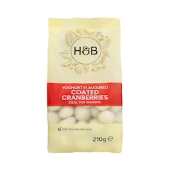 Yoghurt Coated Cranberries 210g