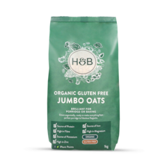 Organic Gluten Free Jumbo Oats 1kg