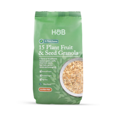 15 Plant Fruit & Seed Granola 500g