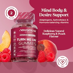 Libido Raspberry & Peach Flavour 60 Gummies