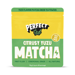 Image 1 for Citrusy Yuzu Matcha Tea Powder 75g