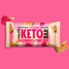 Raspberry & Choc Chip Keto Bar 50g