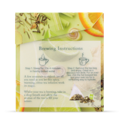 Lemongrass, Citrus & Ginger Tea 15 Tea Bags