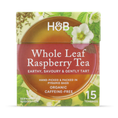 Whole-Leaf Raspberry Tea 15 Tea Bags