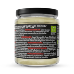 Organic Tallow (From Grass Fed British Cattle) 300g