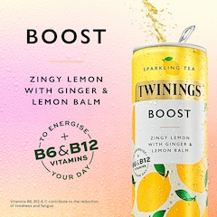 Boost Lemon & Ginger Sparkling Drink 250ml