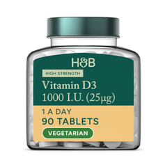 Image 1 for Vitamin D 1000 I.U. 25ug 90 Tablets