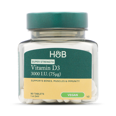 Image 1 for Vegan Vitamin D 3000 I.U. 75ug 90 Tablets