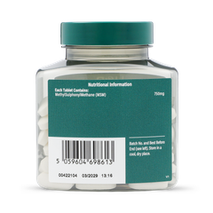 Image 3 for MSM 750mg 120 Tablets